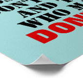 WIE JE BENT ~ 12X12 Poster (Hoek)