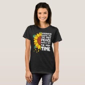 Wie je de meeste vrede geeft, moet de M T-shirt (Voorkant volledig)