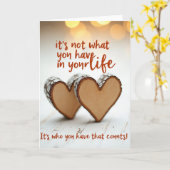 Wie Je Hebt Is Liefde Kaart (Gele Bloem)