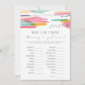 Wie kan de term Abstract roze en blauw van mama af Kaart (Voorkant)