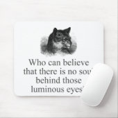 Wie kan geloven dat er geen oplossing is muismat (Met muis)