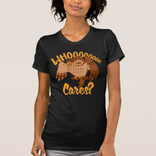Wie Kan Het Schelen Grappige Zorgeloze Tekening Va T-shirt