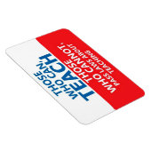 Wie kan lesgeven, wie niet groot kan worden, magneet (Rechterzijde)