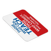 Wie kan lesgeven, wie niet kan Flexi Magneet (Rechterzijde)