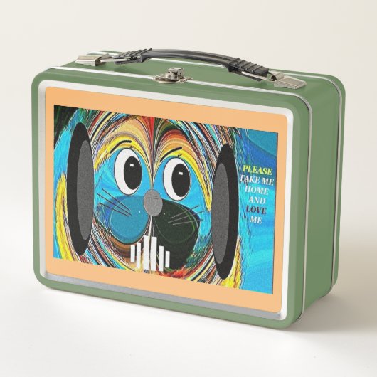 "Wie kan zich verzetten?" Metal Lunch Box (Voorkant)