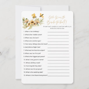 Wie kent Bride tot beste game-Kaart