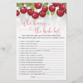 Wie kent bruid de beste Vrijgezellenfeest spel (Voorkant)