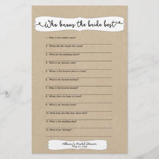 Wie kent de beste douchegame, kraft 3966p flyer (Voorkant)