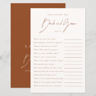 Wie kent de beste game van Bride&Groom Vrijgezelle