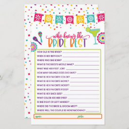 Wie kent de Bride Best - Fiesta WH