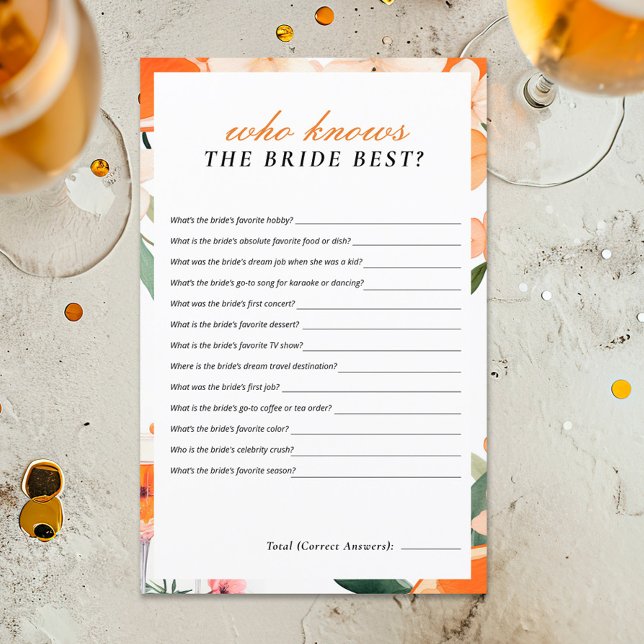 Wie kent de bruid beste Aperol Spritz Vrijgezellen (Creator heeft geüpload)