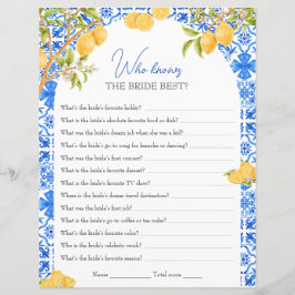 Wie kent de bruid beste Vrijgezellenfeest spel cit