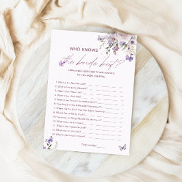 Wie kent de bruid beste Vrijgezellenfeest spel Kaa Kaart