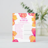 Wie kent de bruid douche spel (Staand voorkant)