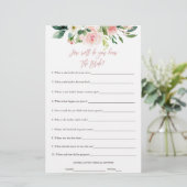 Wie Kent de Bruid Het Best Bruidsfeest Spel (Staand voorkant)