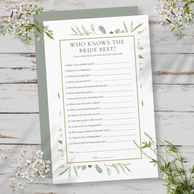 Wie kent de bruid het best Bruidsfeest spel (Creator heeft geüpload)