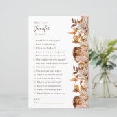 Wie kent de bruid het best bruidsspel (Staand voorkant)