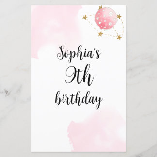 Wie kent de verjaardag meisje beste spel - Space