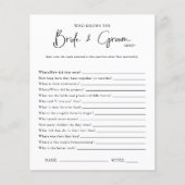 Wie kent hen het beste | VRIJGEZELLENFEEST (Voorkant)