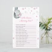 Wie kent het beste Baby shower van mama (Staand voorkant)