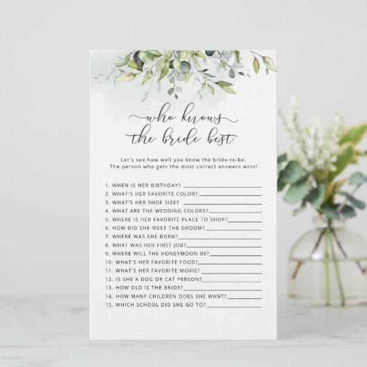 Wie kent het beste spel (Staand voorkant)