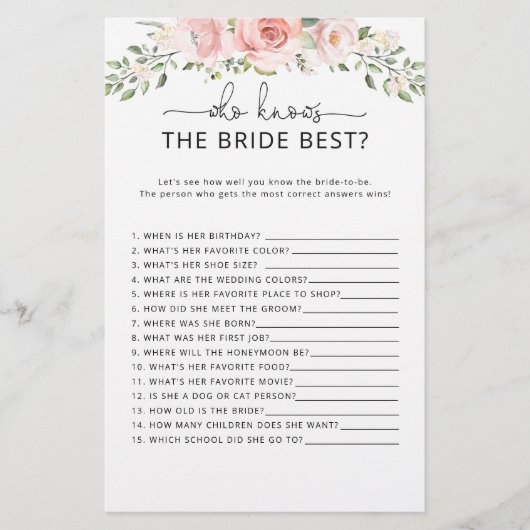 Wie kent het beste spel (Voorkant)