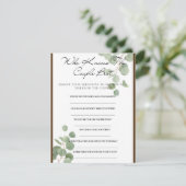 Wie kent het Paars Beste Vrijgezellenfeest Game Informatiekaartje (Staand voorkant)