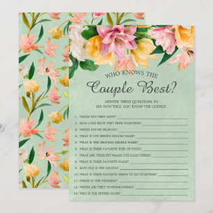 Wie kent het Paars Beste Vrijgezellenfeest Game Kaart