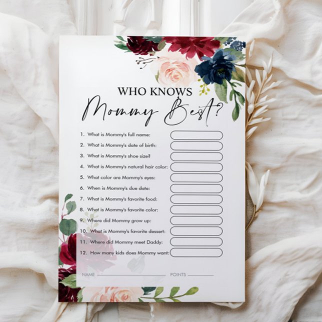 Wie kent mama beste spel Kaarten (Creator heeft geüpload)