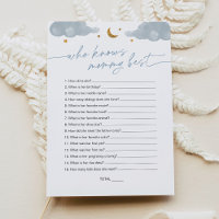 Wie kent mama beste Twinkle Star-Baby shower