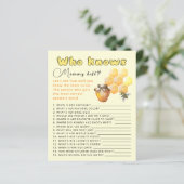 Wie kent mama het beste baby shower spel. (Staand voorkant)