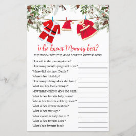 Wie kent mama het beste kerstspel?