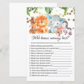 Wie kent mammie beste Baby shower Games (Voorkant / Achterkant)