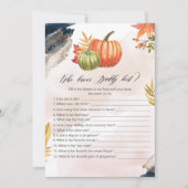 Wie kent mammie beste Baby shower-Kaart Kaart (Voorkant)