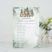 Wie kent mammie beste Baby showers wildbos (Staand voorkant)