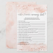 Wie kent mammie beste game waterverf roos goud (Voorkant / Achterkant)