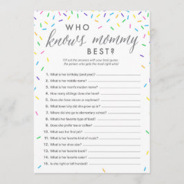 Wie kent mammie beste schoenenkaart - prinkles programmakaart