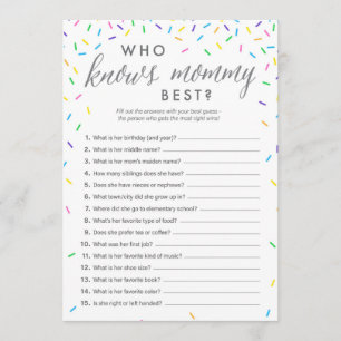 Wie kent mammie beste schoenenkaart - prinkles programmakaart