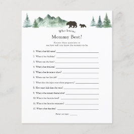 Wie kent mammie het beste