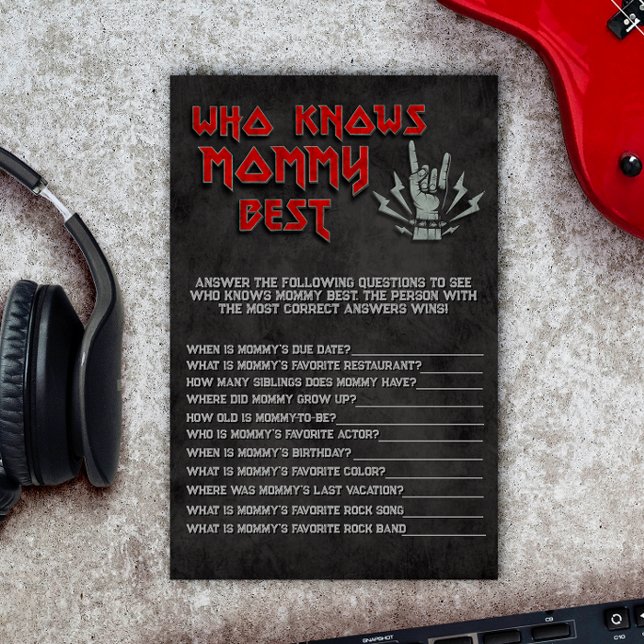 Wie kent mammie het beste - Geboren om Rock (Creator heeft geüpload)