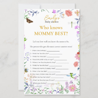 Wie Kent Moeders Beste? Baby Shower Spel