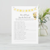 Wie kent papa-to-be Game Boy Teddy Bear Kaart (Staand voorkant)