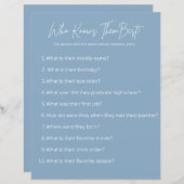 Wie kent ze het beste? partyspel (Voorkant / Achterkant)