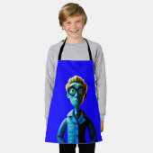 Wie kijkt er naar jou?" Schort (Gedragen)