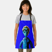 Wie kijkt er naar jou?" Schort (Insitu)