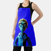 Wie kijkt er naar jou?" Schort (Insitu)