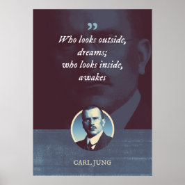 Wie kijkt naar buiten, droomt; wie kijkt naar binn poster