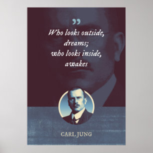 Wie kijkt naar buiten, droomt; wie kijkt naar binn poster
