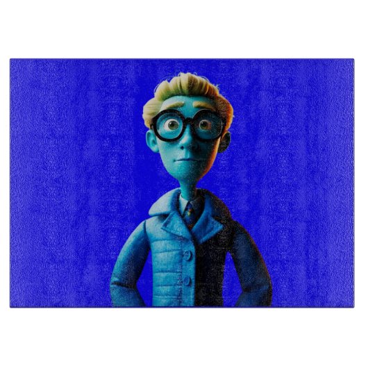 Wie kijkt naar uw glazen snijplank (Voorkant)