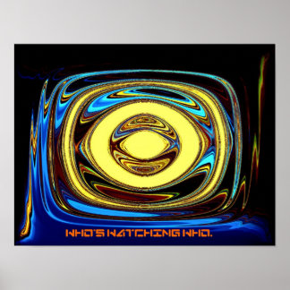 Wie kijkt naar Wie. Poster